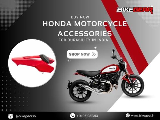 Buy Now Honda Motorcycle Accessories for Durability in India