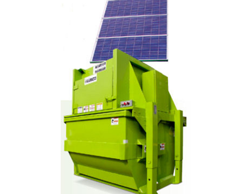 Solar Powered Garbage Compactors