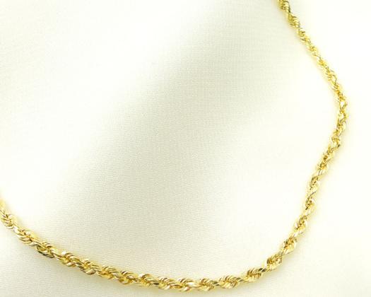 Solid White Gold Necklaces