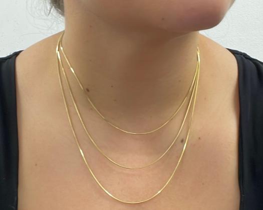 Solid White Gold Necklaces