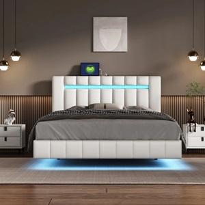 This Queen LED Bed Frame is the perfect blend of comfort and convenience