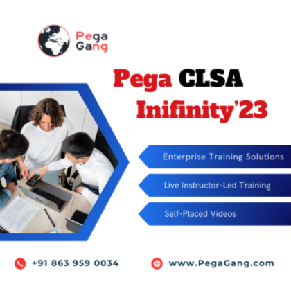 Ultimate Pega CLSA Part1 & Part2 Infinity'23 Online Training – PegaGang