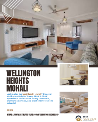 Wellington Heights Mohali: Premium 2BHK & 3BHK Flats in Sector 117