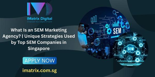 What Is an SEM Marketing Agency? | Unique Strategies Used by Top SEM Companies in Singapore