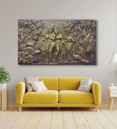 Where to Buy Radha Krishna Artistic Painting