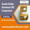 Buy Anodiz Golden Aluminum CNC Components: