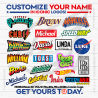Create Your Custom Logo with Your Name, Inspired by Iconic Brands!