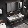 Elevate your bathroom with this Modern Oak Vanity Combo