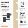 Modern Bronze Gate Latches with Oil Rubbed Finish – Shop Online!