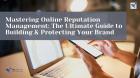 Online Reputation Management (ORM) solutions