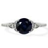 Purchase Premium Round-Shaped Gemstone Engagement Rings Today