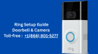 Ring Camera Installation | Call +1(866) 801–5277 | Ring Doorbell Setup
