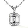 Unique Bezel Set Solitaire Lab Grown Diamond Necklace to Stand Out