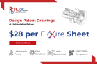 Why pay per figure for design patent drawings? Get unbeatable prices per sheet!