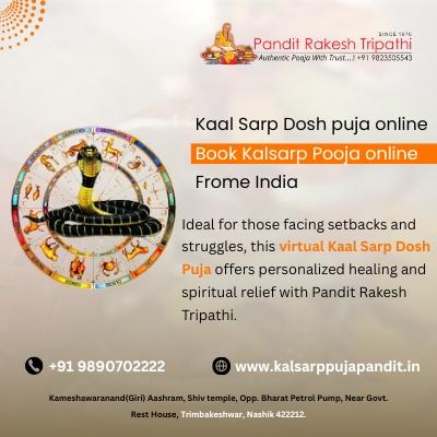 Book Kalsarp Yog Puja Online with Pandit Rakesh Tripathi Effective Kalsarp Dosh Nivaran