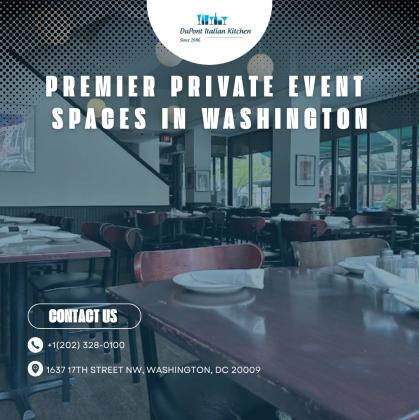 Book Your Private Event in DC with Dupont Italian Kitchen