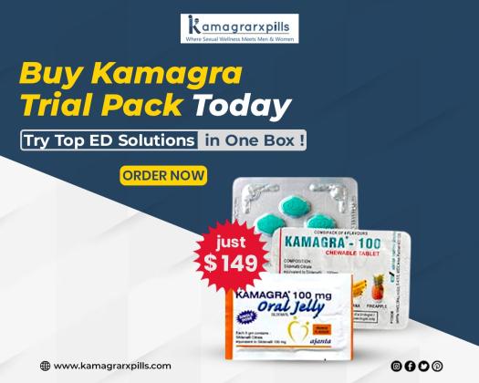 Buy Kamagra Trial Pack – Affordable ED Treatment to Try Before Committing