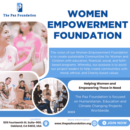 Contact The Paz Foundation | Women's Wellness & Empowerment
