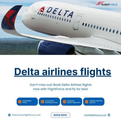 Delta Airlines Flights – Best Deals with FlightForUs