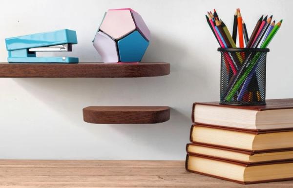Elevate Your Space with Handcrafted Curved Floating Shelf