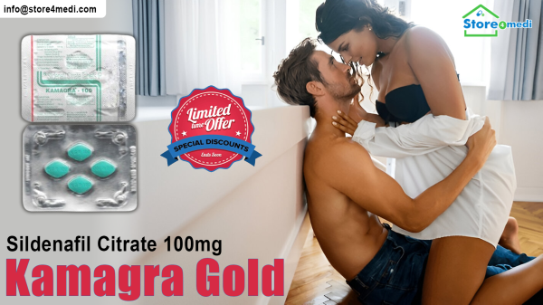 Kamagra Gold (Sildenafil 100mg) - Store4medi | Special Offer Available | Best Sex Medicine For Men