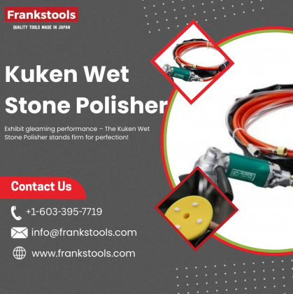 Kuken Wet Stone Polisher- Precision for a Beautiful Finish on Stones
