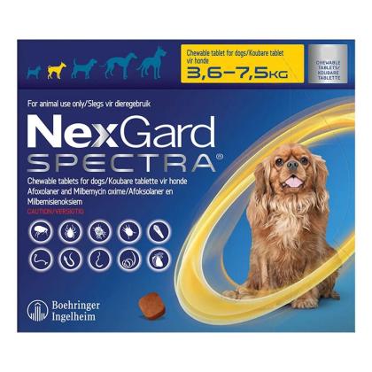 Nexgard Spectra Small Dog Yellow Pack – 30% Off Today