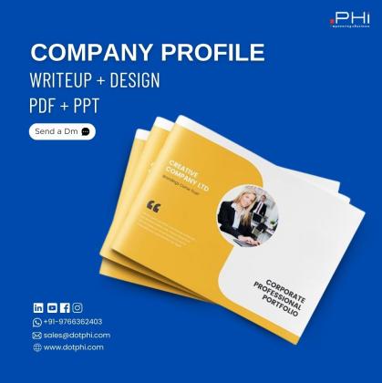 Professional Company Profile Design Services in India