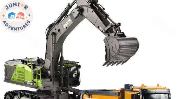 Remote control excavator