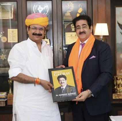 Sandeep Marwah Featured in Bharat Gaurav Book and Joins Award Board