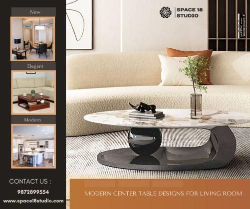 Stylish Modern Center Table Designs for Living Room Elegance