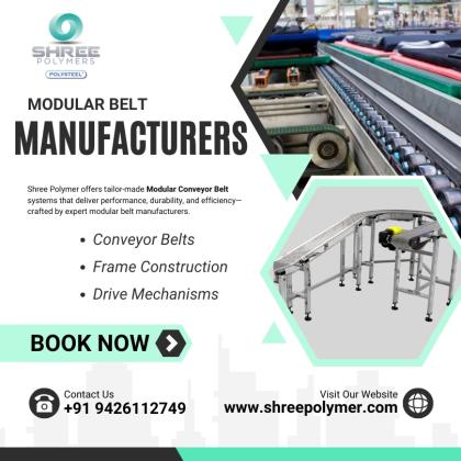 Trusted Modular Conveyor Belt Manufacturers Near You.