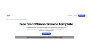 Easy-to-Use Event Planner Invoice Template Format