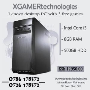 Simple revamped Core i5 Lenovo desktop computer