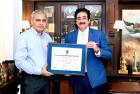 Anil Kumar Dev Honored with Life Membership of International Film and Television Club