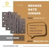 Antique Finish Oil Rubbed Bronze Door Hinges | Perfect for Door & Cabinets!