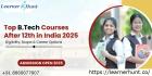 Best B.Tech Courses in India