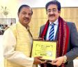 Dr. Sandeep Marwah Honored on Founders’ Day of Noida for Promoting City on Global Map
