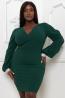 Women's Trendy Mini Wrap Dress: Stylish & Appealing