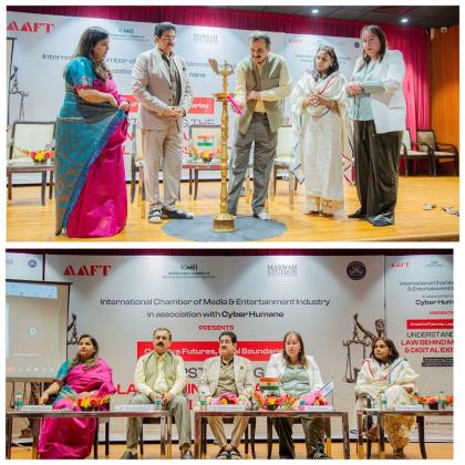 AAFT and ICMEI Host Legal Summit on Media and Digital Expression at Marwah Studios