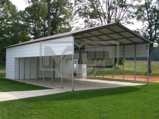 All-in-One Utility Carports for Tools and Vehicles