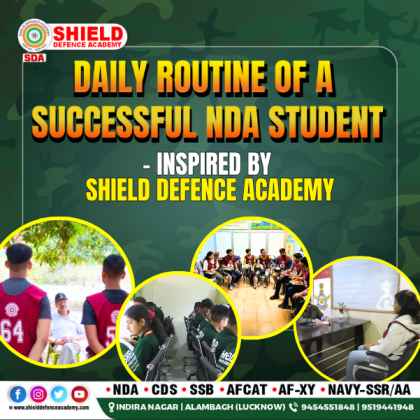 best nda coaching in lucknow :Daily Routine for NDA Student