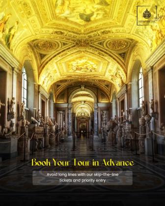 Book your tailored Vatican guided tour to unearth the stunning marvels of Rome