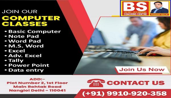 BS Coaching Centre – Best Computer Institute in Nangloi for All Levels