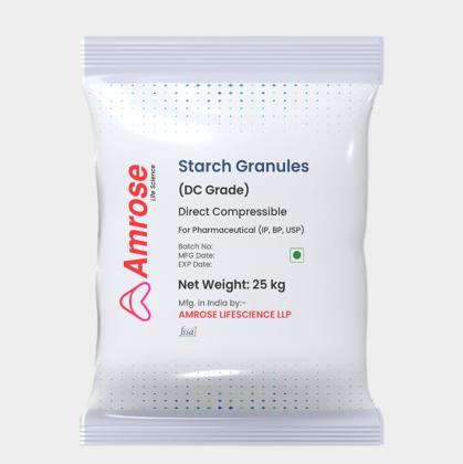 Bulk Starch Granules – Quality Assured by Amrose Lifescience LLP