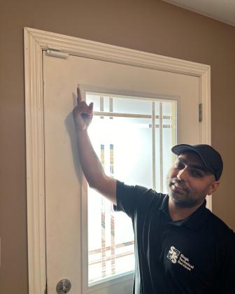 Burglar alarm system installation