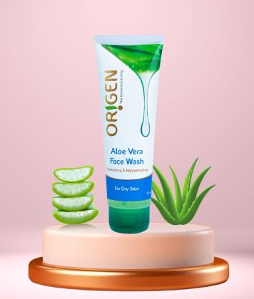 Buy Aloe Vera Face Wash Online – Origen Living