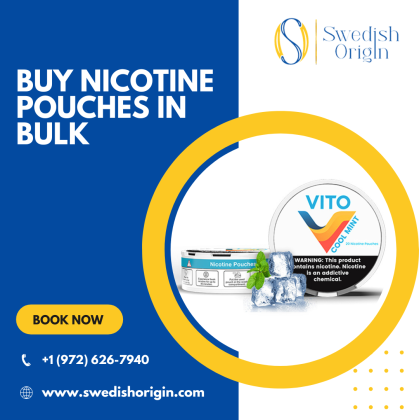 Buy Nicotine Pouches in Bulk-Flavored Nicotine Pouches USA