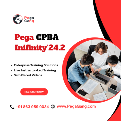 Certified Pega Business Architect '24  OnlineTraining By IT professionals – PegaGang