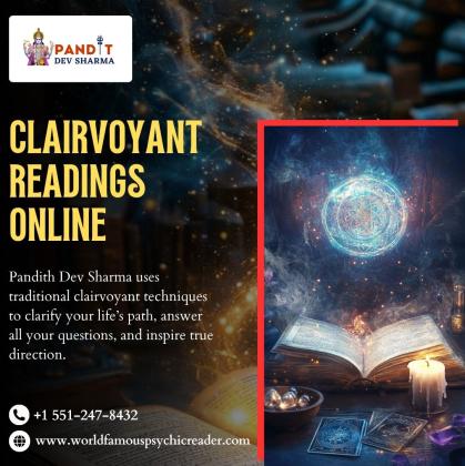 Clairvoyant Readings Online in New Jersey